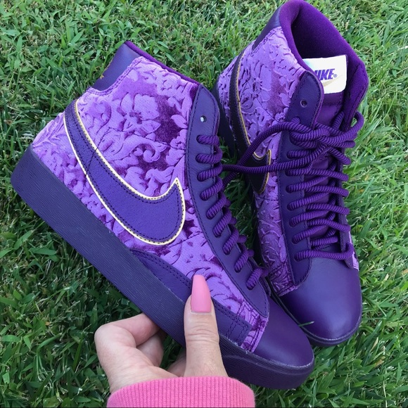 Nike Shoes - 💜💛NWOB NIKE BLAZER MID WOMENS SIZES 7.5